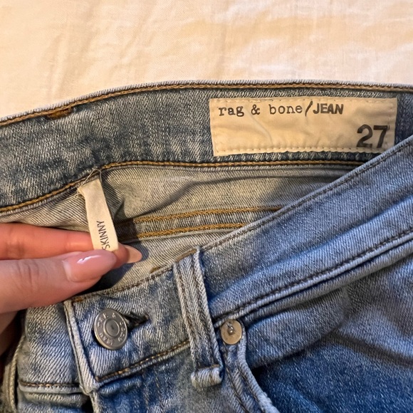 Light blue denim Rag & Bone skinny jeans - Picture 4 of 4